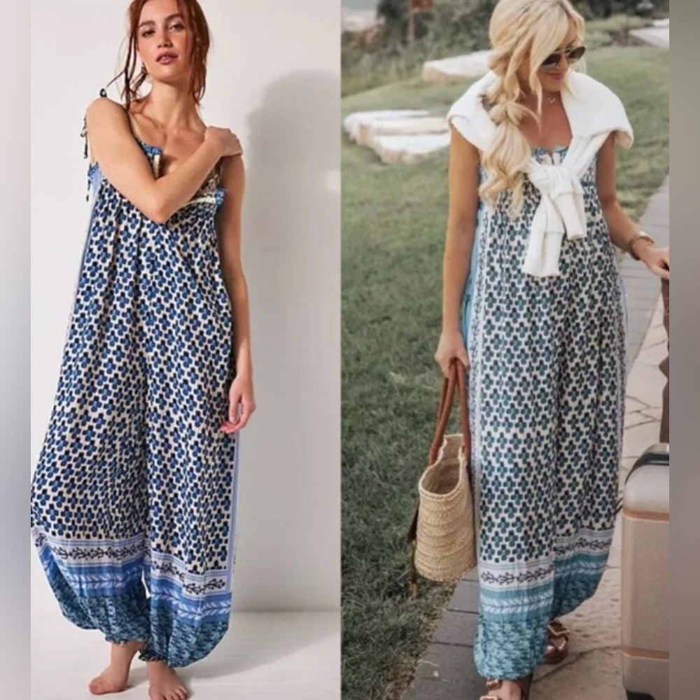 NWOT Free People Rule the World Jumpsuit